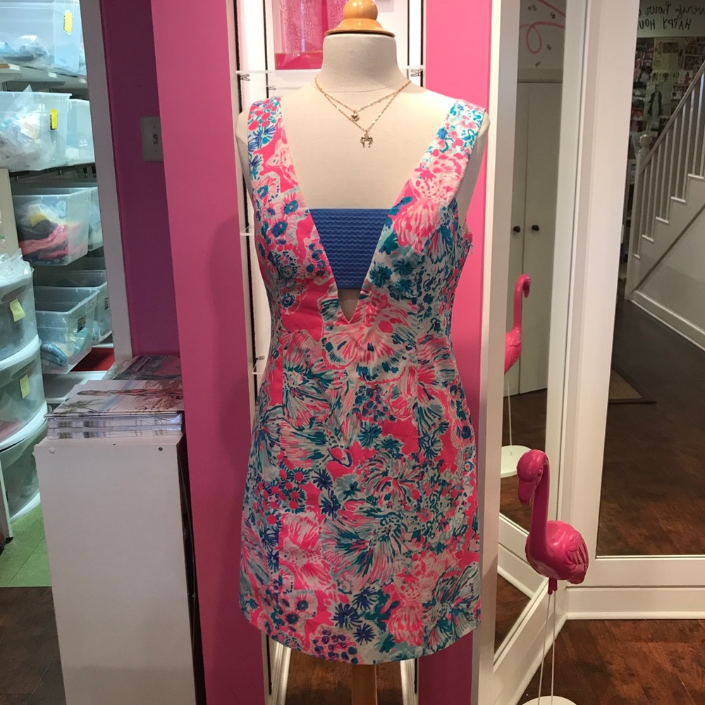 Lilly Pulitzer mini cut out dress